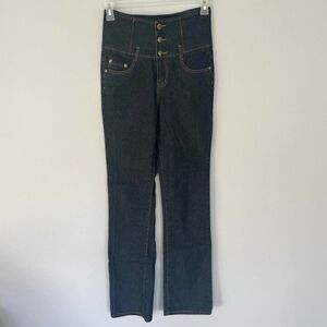 Street Jeans Brand High Waisted Jeans W/Stars Size 0